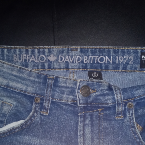 Buffalo David bitton size 34 color sandy blue 81% cotton - Picture 6 of 8